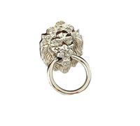 DYYEUAVT 25pcs Vintage Dresser Drawer Knobs Lion Head Cabinet Door Pull Handle Ring Hardware Retro Dragon Furniture Handles(Color 01)