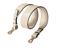 DYYEUAVT Bag Strap Purse Buckle Handbag Replacement Parts Bag Belts Leather Handles With Buckle For Women Shoulder Bucket Bag Accessories(White,5 pieces with gold)