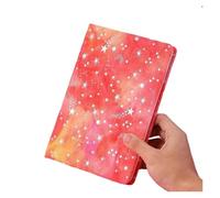 DYYEUAVT Gradient Plush Star Notebook, A5 Student Diary Plan For Writing(Color 01)