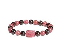 DYYEUAVT Natural Stone Strawberry Quartz Lucky Bracelets Women Charming Handmade Stretch Bangles Lovers Jewelry