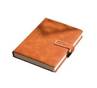 DYYEUAVT Vintage A5 Leather Notebook Soft Cover Ideal For Business Meetings College Life Journal Writing For Writing(Brown)
