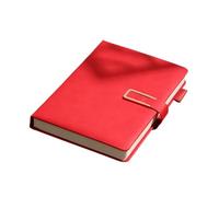 DYYEUAVT Vintage A5 Leather Notebook Soft Cover Ideal For Business Meetings College Life Journal Writing For Writing(Red)