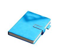 DYYEUAVT Vintage A5 Leather Notebook Soft Cover Ideal For Business Meetings College Life Journal Writing For Writing(Blue)