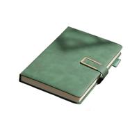 DYYEUAVT Vintage A5 Leather Notebook Soft Cover Ideal For Business Meetings College Life Journal Writing For Writing(Green)