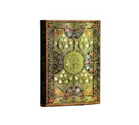 DYYEUAVT Vintage Floral Journal Gold Foil Hardcover Diary With Bookmark, Butterfly Colored Pages For Writing(Green)