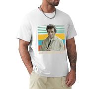DYYSKE WENK Columbo Just One More Thing Funny Detective Tv Series T-Shirt Men's White 3XL