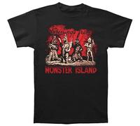 DYYSKE WENK Men's Monster Island Fitted Jersey S S T Shirt T-Shirts Black XXL