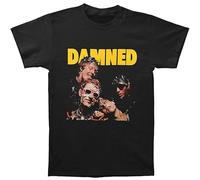 DYYSKE WENK Men's The Damned Damned Damned Damned T Shirt T-Shirts Black L
