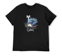 DYYSKE WENK Men's Trouble The Skull T-Shirts Black XXL