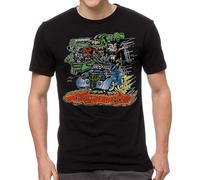 DYYSKE WENK Rat Fink Hot Rod Death Coffin Ed Mens Black T-Shirt Black XL