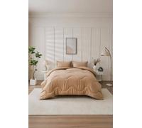 Dyzi 10.5 Tog Supersoft Microfibre Duvet - Coverless or Covered Set in Natural | Size: Single Dyzi Natural Single
