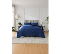 Dyzi 10.5 Tog Supersoft Microfibre Duvet - Coverless or Covered Set in Navy | Size: Double Dyzi Navy Double