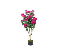 Dyzi 100Cm Artificial Azalea Plant With Dark Pink Flowers