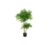 Dyzi 100Cm Artificial Mini Ruscus Tree With Real Wood Trunk