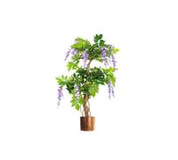 Dyzi 110Cm Premium Artificial Tree With Natural Wood Trunk