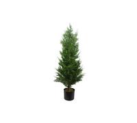 Dyzi 120Cm Artificial Cedar Tree With Real Wood Trunk