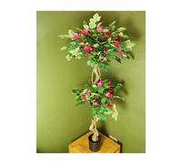Dyzi 150Cm Japanese Silk Blossom Tree With Twisted Trunk
