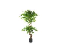 Dyzi 150Cm Premium Artificial Tree With Twisted Trunk And Metal Planter