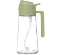 Dyzi 470Ml Portable Oil Sprayer And Pourer Bottle Green