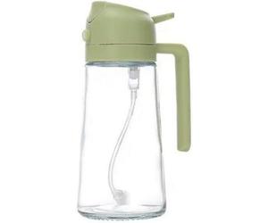 Dyzi 470Ml Portable Oil Sprayer And Pourer Bottle Green