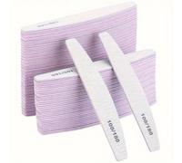 Dyzi 50 Piece Nail File Buffer Set 100/180 Grit Double Sided Half Moon