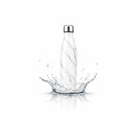 Dyzi 500ml Stainless Steel Water Bottle Leak Proof White Marble Dyzi White 500ml