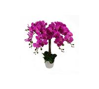 Dyzi 85Cm Artificial Bush Orchid With Dark Pink Flowers