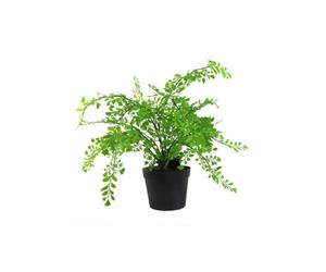 Dyzi Artificial Maiden Fern Plant 35Cm Potted Indoor Décor