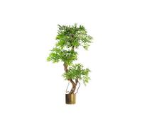 Dyzi Artificial Tree With Natural Wood Trunk Planter 140Cm