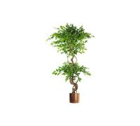 Dyzi Artificial Twisted Trunk Tree With Metal Planter 150Cm