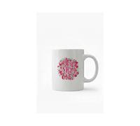 Dyzi Best Mom Ever Floral 11oz Ceramic Mother's Day Mug in White Dyzi White