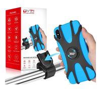 DYZI Bicycle / Bike Waterproof 360° Rotatable Adjustable & Detachable Holder & Mount with Universal Mobile Phone Compatibility for 4" to 6.5" Devices