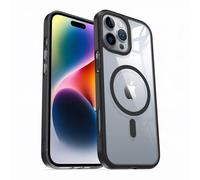 Dyzi Black Magnetic Clear Case For Iphone 16 Pro Max