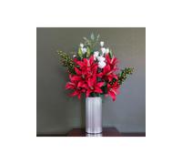 Dyzi Complete Artificial Flower Arrangement Pack With Vases