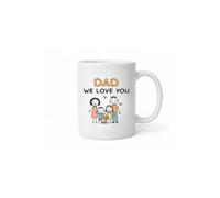 Dyzi Dad We Love You Mug Ceramic Coffee Cup