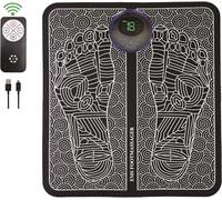 EMS Foot Massager Electrical Muscle Stimulation Revitalize Relieve Pain Dyzi Black One Size