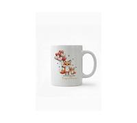Dyzi Fox Parent 11oz Ceramic Family Gift Mug in White Dyzi White