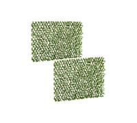 Dyzi Green 2 Piece Artificial Eucalyptus Hedge Screen Set