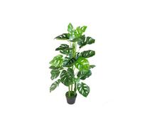 Dyzi Green Artificial Monstera Plant Moss Covered Pot 100Cm