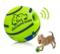 Dyzi Green Interactive Pet Sound Ball 8 Cm Durable Dog Toy With Giggle Sounds