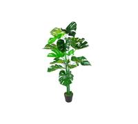 Dyzi Green Realistic Artificial Potted Plant With Wired Stems