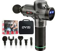 Dyzi Handheld Dyzi Massage Gun, Percussion Deep Tissue Muscle Body Massager 6 Heads