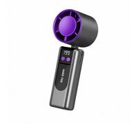 Dyzi Handheld Fan 2000Mah 199 Speed Usb-C Rechargeable Portable - Grey