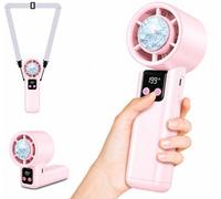 Dyzi Ice Cooling Handheld Fan 2000Mah 5W 199 Speed Usb-C Rechargeable - Pink