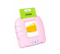 Dyzi Interactive Talking Flash Cards, 224 Words Toddler Learning Toy in Pink Dyzi Pink