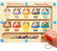Dyzi Magnetic Colourful Number Maze Educational Toy Learning Fun Activity Dyzi Multicolor