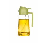 Dyzi Olive Oil Sprayer & Pourer 470ml Plastic Kitchen Bottle in Green Dyzi Green