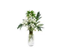 Dyzi Pack Of 6 Artificial Hainan Elaeocarpus Flower Stems
