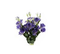 Dyzi Pack Of 6 Purple Artificial Wild Rose Stems