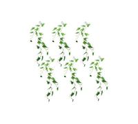 Dyzi Pack Of 6 Realistic Philodendron Cheese Hanging Plants